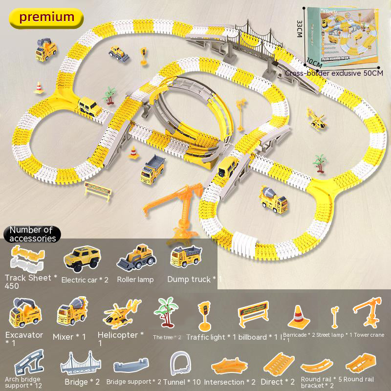 Juguete cambiable educativo de la pista del tren de los niños,  del coche de la pista del juguete eléctrico pequeño