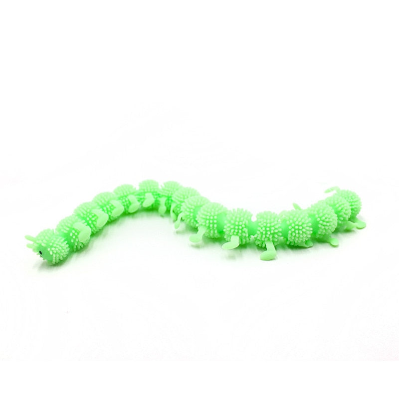 1pc 16 nudos Caterpillar alivia el estrés juguete fisioterapia libera estrés Fidget Juguetes regalo personalizado Juguetes para niños